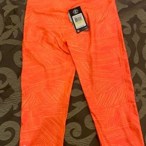 Under Armor Orange Crop Leggings